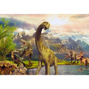Bluebird Puzzle (70369) - "Dinosaurs" - 260 piezas