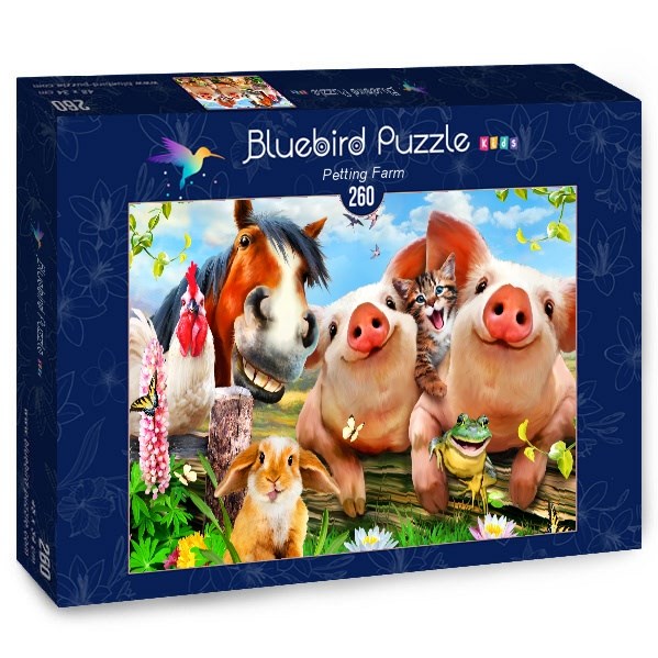 Bluebird Puzzle (70370) - Howard Robinson: "Petting Farm" - 260 piezas