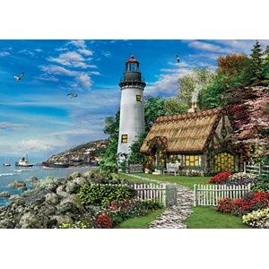 Clementoni (31673) - Dominic Davison: "Romantic Lighthouse" - 1500 piezas