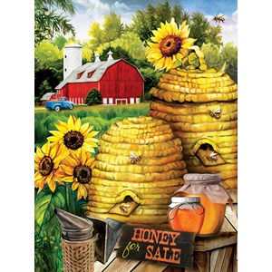 SunsOut (29880) - Tom Wood: "Bee Farm" - 300 piezas