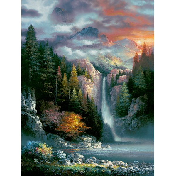 SunsOut (18034) - James Lee: "Misty Falls" - 300 piezas