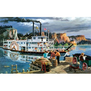 SunsOut (39521) - Ken Zylla: "Riverboat" - 300 piezas