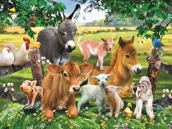 SunsOut (54906) - Howard Robinson: "On the Farmland" - 300 piezas