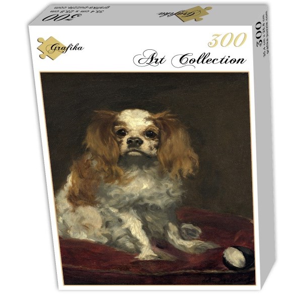 Grafika (01708) - Edouard Manet: "A King Charles Spaniel, 1866" - 300 piezas