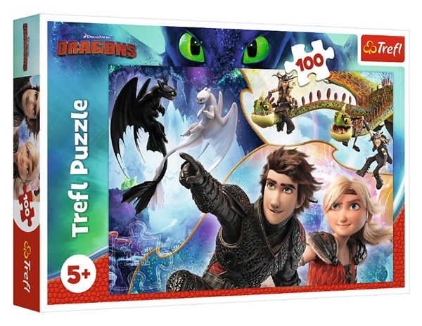 Trefl (16392) - "Dragons" - 100 piezas