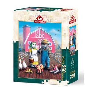 Art Puzzle (5028) - Don Roth: "Cat Farm" - 260 piezas