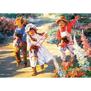 Art Puzzle (5084) - Corinne Hartley: "Digidik Digidik!" - 500 piezas