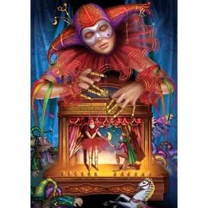 Art Puzzle (5077) - Ciro Marchetti: "Masked Puppeteer" - 500 piezas