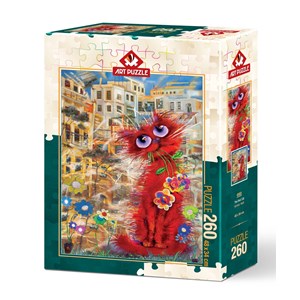 Art Puzzle (4582) - "Red Cat" - 500 piezas