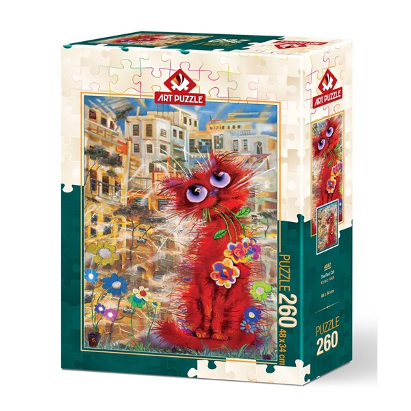 Art Puzzle (4582) - "Red Cat" - 500 piezas