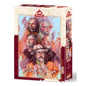 Art Puzzle (4585) - "Mongolians" - 1000 piezas