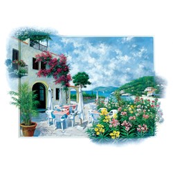 Art Puzzle (5026) - Peter Motz: "Beach Cafe" - 260 piezas