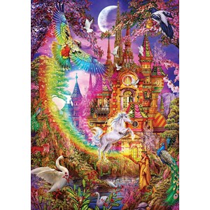 Art Puzzle (5075) - Ciro Marchetti: "Rainbow Castle" - 500 piezas