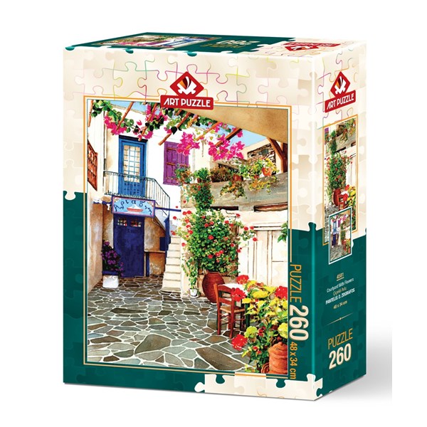Art Puzzle (4581) - "Flower Courtyard" - 260 piezas