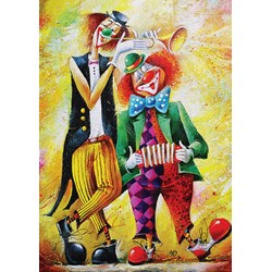 Art Puzzle (5030) - "Musician Clowns" - 260 piezas