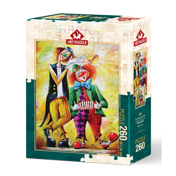 Art Puzzle (5030) - "Musician Clowns" - 260 piezas