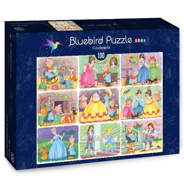 Bluebird Puzzle (70354) - "Cinderella" - 100 piezas