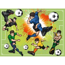 Ravensburger (10693) - "In Football Fever" - 100 piezas