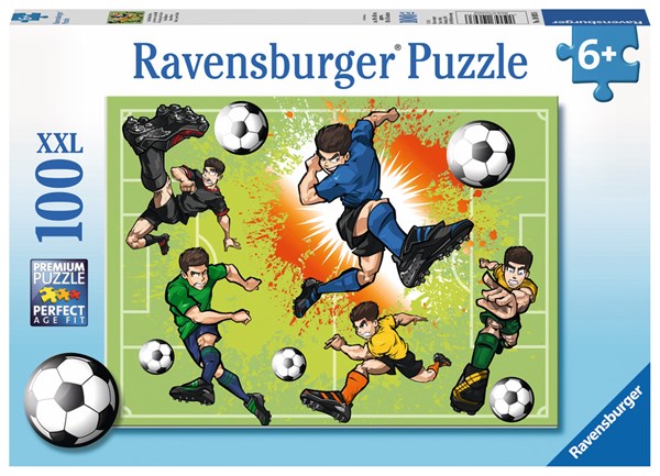 Ravensburger (10693) - "In Football Fever" - 100 piezas