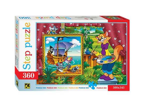 Step Puzzle (73020) - "Leopold the Cat" - 360 piezas