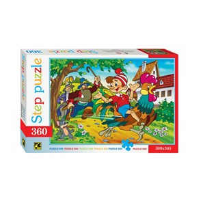 Step Puzzle (73031) - "​​Pinocchio" - 360 piezas