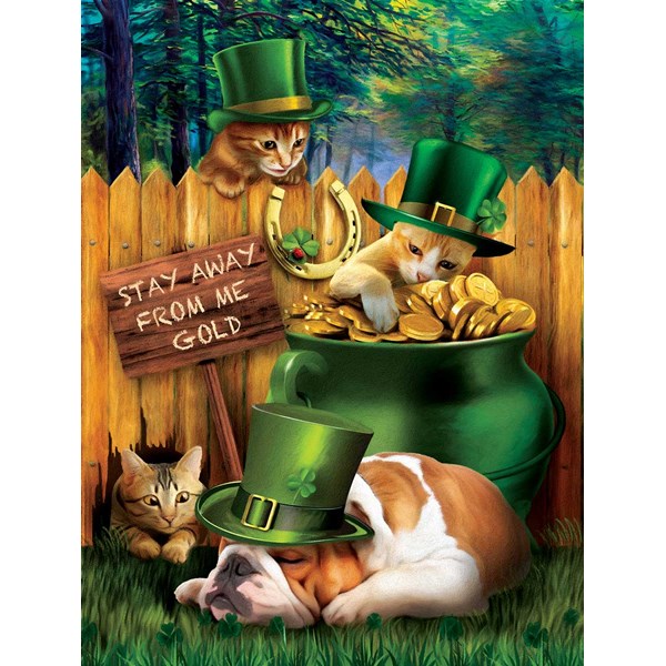 SunsOut (28882) - Tom Wood: "Stealin Me Gold" - 300 piezas