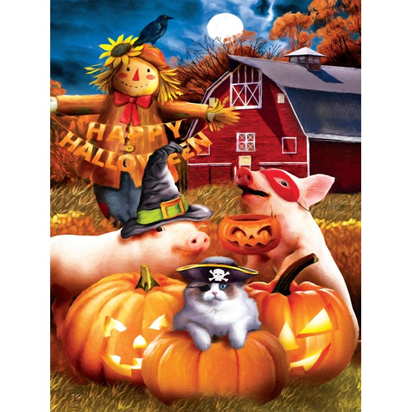 SunsOut (28810) - Tom Wood: "Happy Halloween" - 300 piezas
