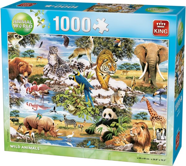 King International (05481) - "Wild Animals" - 1000 piezas
