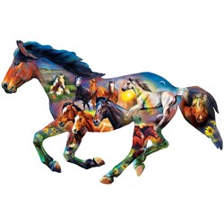 MasterPieces (72052) - "Wild Horse" - 1000 piezas