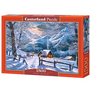 Castorland (C-151905) - "Snowy Morning" - 1500 piezas