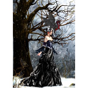 Bluebird Puzzle (70424) - Nene Thomas: "Queen of Shadows" - 1000 piezas