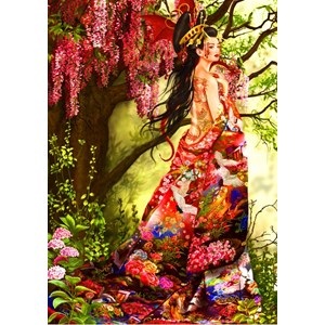 Bluebird Puzzle (70426) - Nene Thomas: "Silk" - 1000 piezas