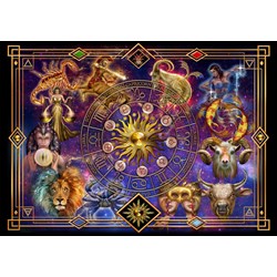 Bluebird Puzzle (70123) - Ciro Marchetti: "Zodiac Montage" - 1000 piezas