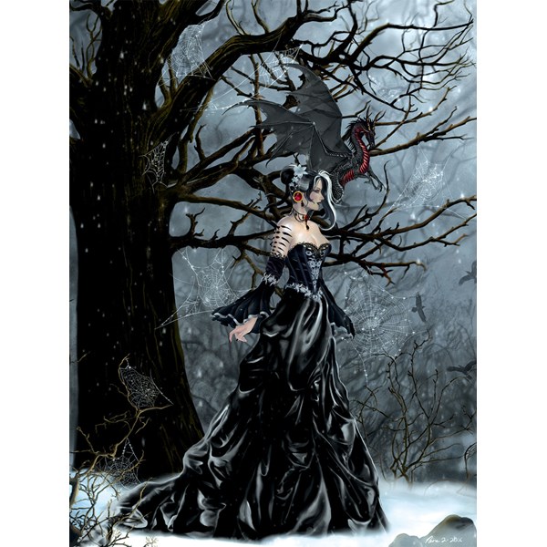 SunsOut (67634) - Nene Thomas: "Queen of Shadows" - 1000 piezas