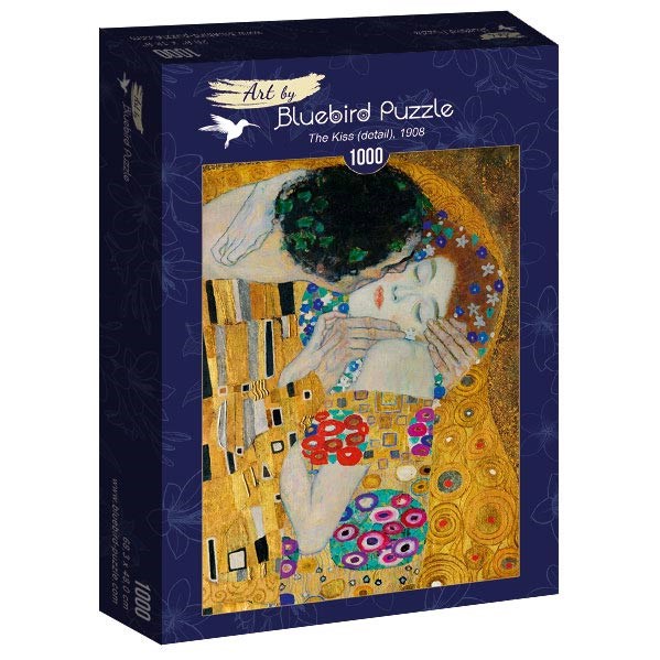 Bluebird Puzzle (60079) - Gustav Klimt: "The Kiss, 1908" - 1000 piezas