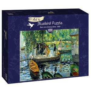 Bluebird Puzzle (60100) - Pierre-Auguste Renoir: "La Grenouillère, 1869" - 1000 piezas