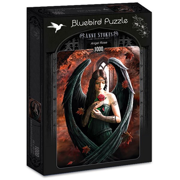 Bluebird Puzzle (70437) - Anne Stokes: "Angel Rose" - 1000 piezas