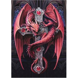 Bluebird Puzzle (70439) - Anne Stokes: "Gothic Guardian" - 2000 piezas