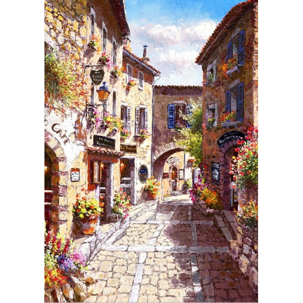 Bluebird Puzzle (70056) - Sam Park: "Eze Village" - 1000 piezas