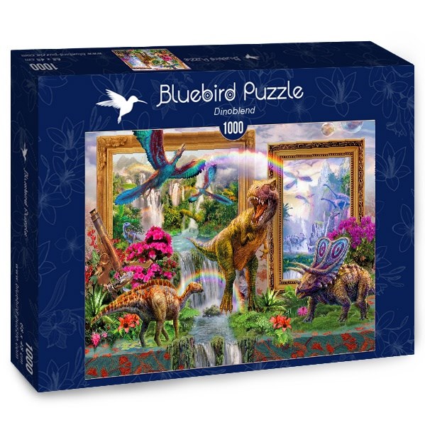 Bluebird Puzzle (70139) - Jan Patrik Krasny: "Dinoblend" - 1000 piezas