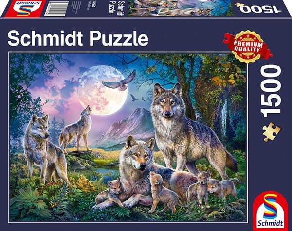Schmidt Spiele (58954) - "Wolves" - 1500 piezas