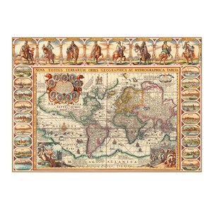Dino (56115) - "Antique World Map" - 2000 piezas