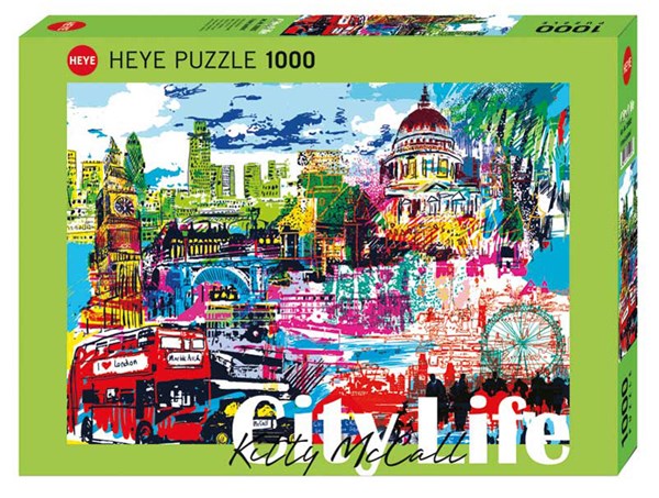 Heye (29682) - Kitty McCall: "I Love London!" - 1000 piezas