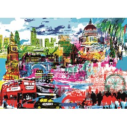 Heye (29682) - Kitty McCall: "I Love London!" - 1000 piezas