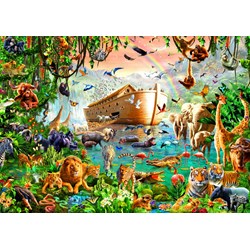 Bluebird Puzzle (70162) - Adrian Chesterman: "Noah's Ark" - 3000 piezas