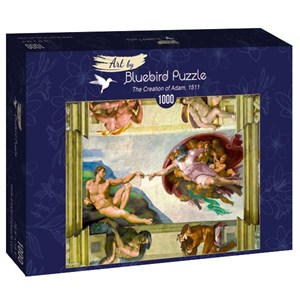 Bluebird Puzzle (60053) - Michelangelo: "The Creation of Adam, 1511" - 1000 piezas