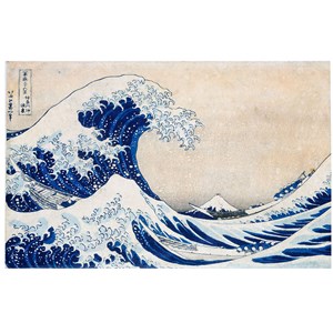 Clementoni (39378) - Hokusai: "The Great Wave" - 1000 piezas
