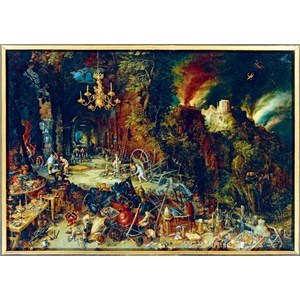 Bluebird Puzzle (60091) - Pieter Brueghel the Elder: "Allegory of Fire, 1608" - 1000 piezas