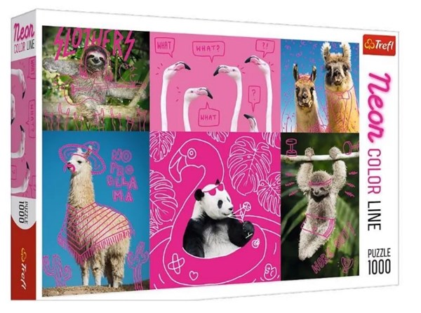 Trefl (10594) - "Crazy Pets" - 1000 piezas