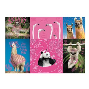 Trefl (10594) - "Crazy Pets" - 1000 piezas